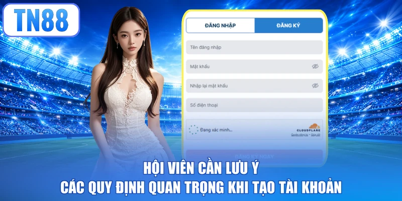 Hội viên cần lưu ý các quy định quan trọng khi tạo tài khoản